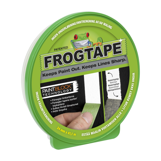 Maskeringstape 24mm x 41,1m grønn Frogtape Multi